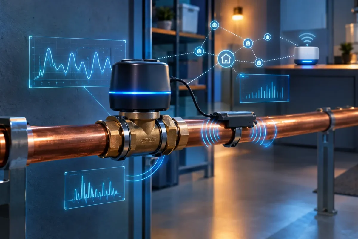Home Smart Water Infrastructure Edge AI Matter Insurance Telemetry
